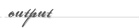 menu button for output
